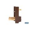 CERRADURA DE SOBREPONER DERECHA 60 MM ADAPTABLE AL MODELO 56A