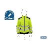 SOFTSHELL DE ALTA VISIBILIDAD MODELO ALFA CENTAURI AMARILLO Y NEGRO TALLA S