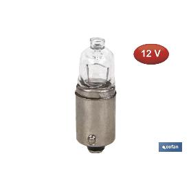 LÁMPARA HALÓGENA COFAN MINI H-6 W 12 V   CAJA 10 UNID.