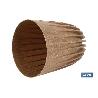 MACETA CON FILTRO DE DRENAJE A RAYAS COLOR MARRÓN WPC Ø 390X 463 MM 39,6 L VENTA UNITARIA