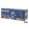 LÁMPARA COFAN 2 POLOS AMBAR CENTRADA P21/5W (BAY15D) 12V   CAJA 10 UNID.