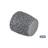 MACETA O MACETERO TRENZADA COLOR GRIS OSCURO PP Ø 215 X 185 MM 5,2 L   CAJA 5 UNID.