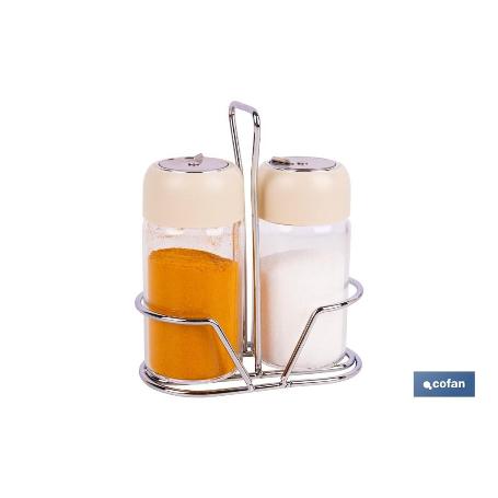 SET DE SAL Y PIMIENTA GAMA LAUREL COLOR BEIGE