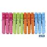 PACK 12 UDS PINZAS PLÁSTICO GRANDES 9CM