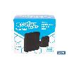 PERCHA NEGRA MATE DE ACERO CON DISEÑO CUADRADO GAMA FAIAL 5,5 X 6 X 5,5 CM