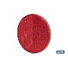 CATADIÓPTRICO REDONDO ROJO Ø 60 MM ADHESIVO