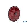 CATADIÓPTRICO REDONDO ROJO Ø 60 MM CON TORNILLO