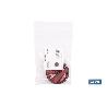 CATADIÓPTRICO REDONDO ROJO Ø 60 MM CON TORNILLO