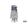 GUANTE ANTICORTE IMPREGNADO PU GRIS T-10   CAJA 12 UNID.