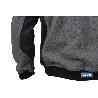 CHAQUETA POLAR MODELO WALKER 370 G/M GRIS-NEGRO TALLA L