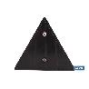 CATADIÓPTRICO TRIANGULAR ROJO 155 X 137 MM CON AGUJERO Y TORNILLOS