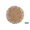 BAJOPLATO REDONDO FLECOS DE COLOR NATURAL MEDIDA 38 CM   CAJA 6 UNID.