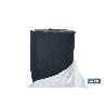SUELO DE CAUCHO NEGRO CÍRCULOS 3 MM 1,00 X 10 M