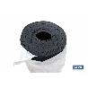 SUELO DE CAUCHO NEGRO CÍRCULOS 3 MM 1,00 X 10 M