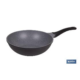 SARTÉN WOK Ø30CM INDUCCIÓN ALUM. FORJADO M. ANZIO