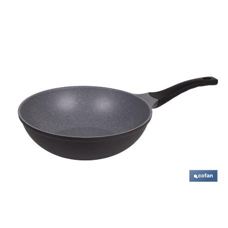 SARTÉN WOK Ø30CM INDUCCIÓN ALUM. FORJADO M. ANZIO