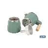 CAFETERA ITALIANA DE INDUCCIÓN VERDE CON GRANITO 6 TAZAS