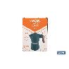 CAFETERA ITALIANA DE INDUCCIÓN VERDE CON GRANITO 6 TAZAS
