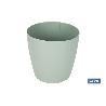 MACETA CAMELIA COLOR VERDE TURQUESA 14X13.8CM VENTA UNITARIA