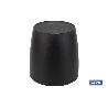 MACETA CAMELIA  DE COLOR NEGRO 14 X 13,8 CM   CAJA 12 UNID.