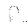GRIFO DE COCINA DE ACERO INOX CON MANGUERA EXTENSIBLE Y 2 FUNCIONES 400 X 220 X 54 MM