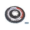 DISCO LAMINADO PROFESIONAL INCLINADO 115 MM. - GRANO 60 ZIRCONIO
