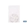 HOJA DE LIJADO LIJADORA ORBITAL 8 AGUJEROS Ø125 MM G. 80   CAJA 5 UNID.