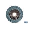DISCO LAMINADO PROFESIONAL INCLINADO 125 MM. - GRANO 40 ZIRCONIO
