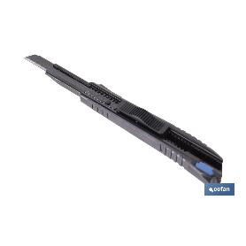 Cúter antideslizante heavy duty 9 mm CÚTER ANTIDESLIZANTE HEAVY DUTY 9 MM