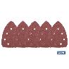 HOJA DE LIJADO LIJADORA MOUSE 7 AGUJEROS 100 X 140 MM G. 80   CAJA 5 UNID.