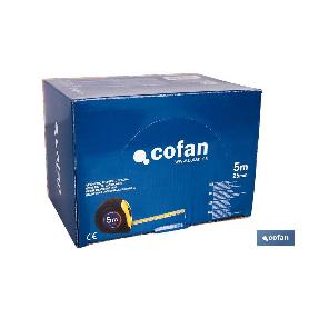 EXPOSITOR DE FLEXÓMETROS CON PROTECCIÓN DE GOMA 25 MM X 5 M 6 UDS.