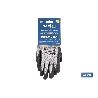 GUANTE ANTICORTE ULTRA LIGERO IMPREGNADO PU NEGRO T-7 VENTA UNITARIA