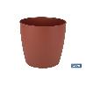 MACETA CAMELIA DE COLOR ARCILLA 18 X 17,8 CM VENTA UNITARIA