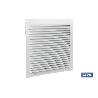 REJILLA DE VENTILACIÓN ALUMINIO BLANCO 17 X 17 CM   CAJA 5 UNID.