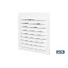 REJILLA DE VENTILACIÓN ALUMINIO BLANCO CON MOSQUITERA 30 X 30 CM   CAJA 5 UNID.