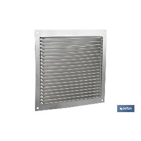 REJILLA DE VENTILACIÓN ALUMINIO 17 X 17 CM VENTA UNITARIA