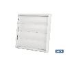 REJILLA DE VENTILACIÓN ABS BLANCO LAMAS MÓVILES Ø10 CM   CAJA 5 UNID.