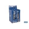 EXPOSITOR DE CÚTER DE ALUMINIO 9 MM 12 UDS.