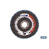DISCO LAMINADO PROFESIONAL PLANO 125 MM. G-40 ZIRCONIO