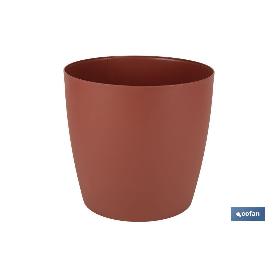 Maceta camelia de color arcilla 25 x 23,6 cm   caja 12 unid. MACETA CAMELIA DE COLOR ARCILLA 25 X 23,6 CM   CAJA 12 UNID.
