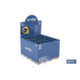EXPOSITOR DE FLEXÓMETROS 16 MM X 3 M 12 UDS.