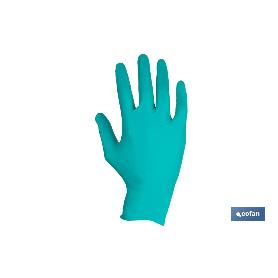 Caja 100 uds. guantes nitrilo verde cofan proteccion fitosanitarios t-l CAJA 100 UDS. GUANTES NITRILO VERDE COFAN PROTECCION FITOSANITARIOS T-L