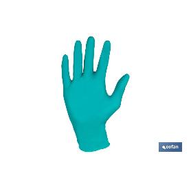 Caja 100 uds. guantes nitrilo verde cofan proteccion fitosanitarios t-m CAJA 100 UDS. GUANTES NITRILO VERDE COFAN PROTECCION FITOSANITARIOS T-M