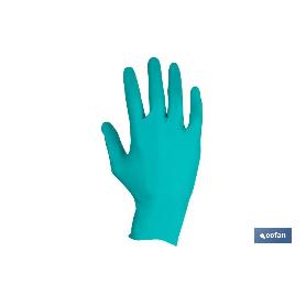 Caja 100 uds. guantes nitrilo verde cofan proteccion fitosanitarios t-s CAJA 100 UDS. GUANTES NITRILO VERDE COFAN PROTECCION FITOSANITARIOS T-S