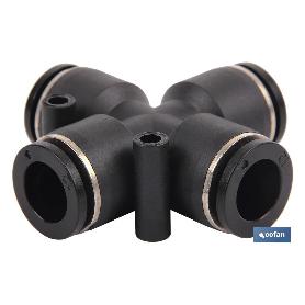 Empalme rapido forma cruz m-6 venta unitaria EMPALME RAPIDO FORMA CRUZ M-6 VENTA UNITARIA