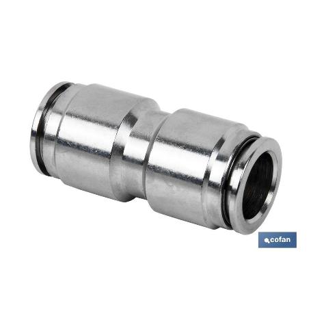 EMPALME RAPIDO METALICO RECTO T-8 VENTA UNITARIA