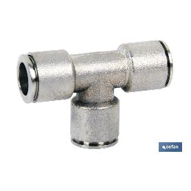 EMPALME RAPIDO METALICO TE TUBO DE 12 VENTA UNITARIA