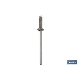 REMACHE ACERO INOX A-2  6 X 20 MM   CAJA 250 UNID.