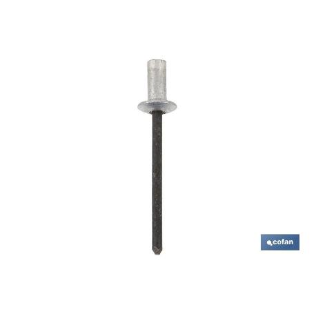 REMACHE ALUMINIO ESTANCO 4.8 X 11 MM   CAJA 500 UNID.