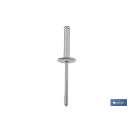 REMACHE FLOR ALA ANCHA 4,8 X 14 MM   CAJA 250 UNID.